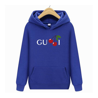Women Cherry  Print Sweatshirt Hoodies