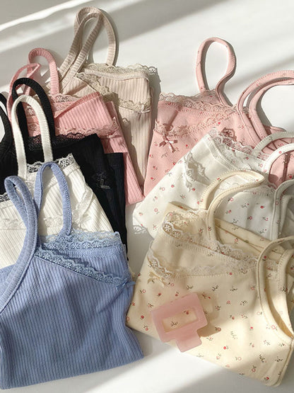 Vintage Lace Slim Crop