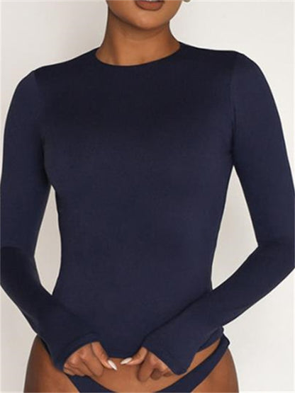 Casual Long Sleeve Slim Fit T-Shirts