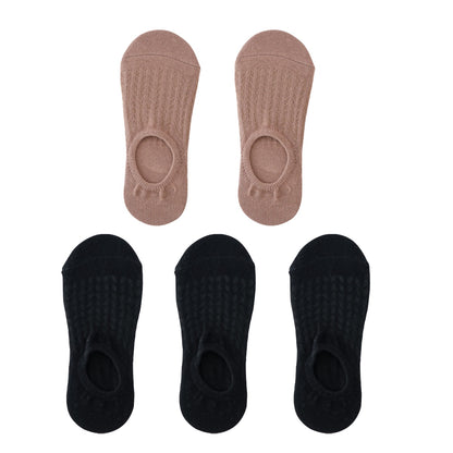 5 Pair Silicone  Ankle Low Cotton