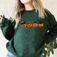 Black Cat and Pumpkin Graphic Sweatshirt