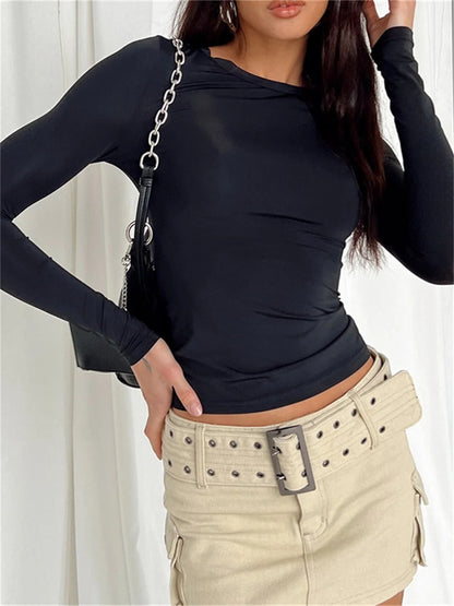 Casual Long Sleeve Slim Fit T-Shirts