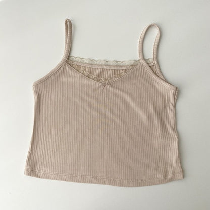 Vintage Lace Slim Crop