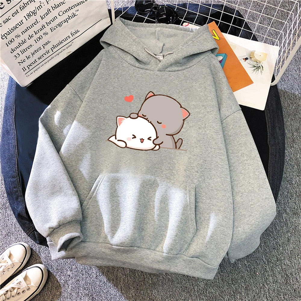 Peach Cat Sweatshirt