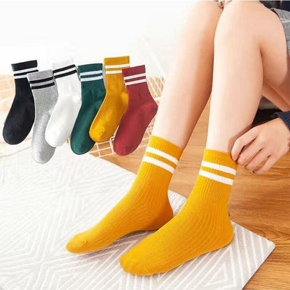5 Pair Cartoon Feeling Boat Ankle Short Socks