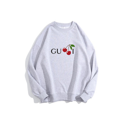 Women Cherry  Print Sweatshirt Hoodies