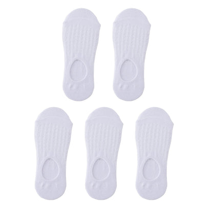 5 Pair Silicone  Ankle Low Cotton