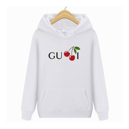 Women Cherry  Print Sweatshirt Hoodies