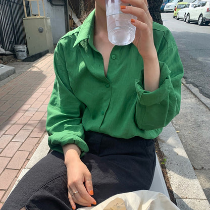 Vintage Cotton and Linen Oversized Shirts