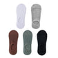 5 Pair Silicone  Ankle Low Cotton