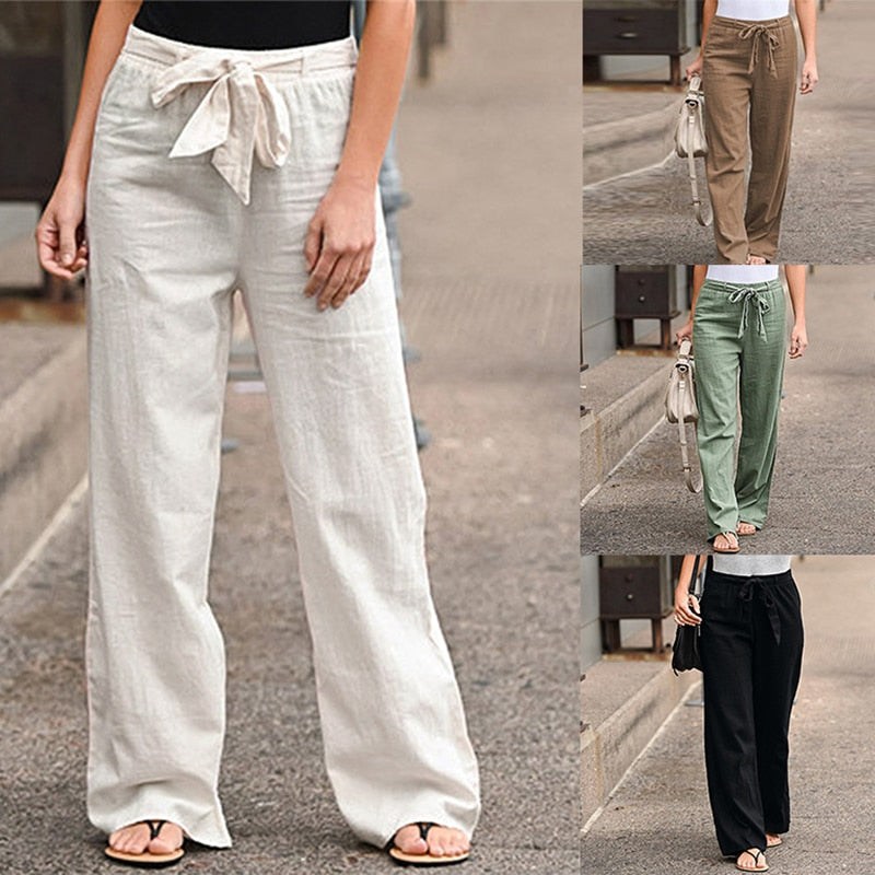 Cotton Linen Pants